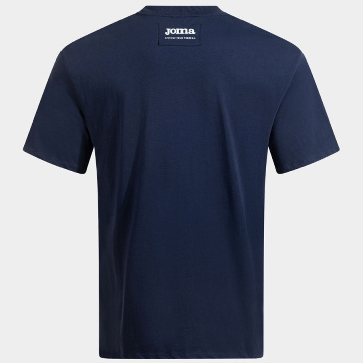 T-shirt bawełniany męski Joma Urban Street granatowy | VUX.pl