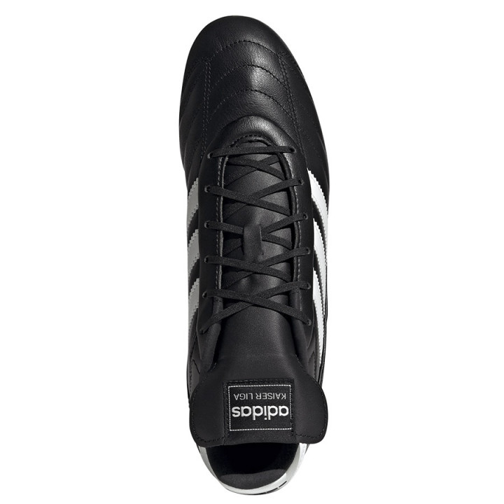 Buty piłkarskie lanki męskie adidas Kaiser Liga 2 czarne | VUX.pl