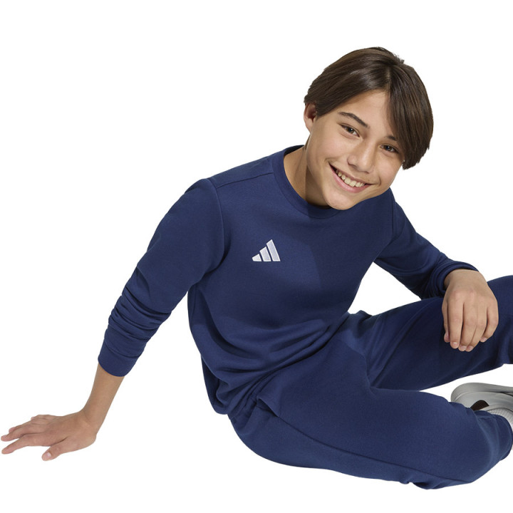 Bluza junior adidas Entrada 26 Sweat Top granatowa JZ6552 | VUX.pl