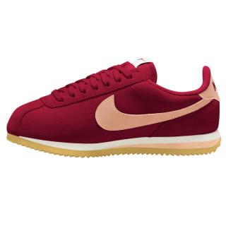 Buty nubukowe sznurowane Nike Cortez Suede W czerwone | VUX.pl