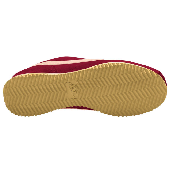 Buty nubukowe sznurowane Nike Cortez Suede W czerwone | VUX.pl