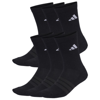 Skarpety męskie adidas Cushioned Crew 6 par czarne KE5499 | VUX.pl