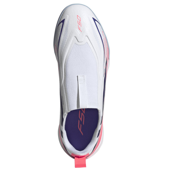 Buty halowe junior adidas F50 Hyperfast League LL IN białe | VUX.pl