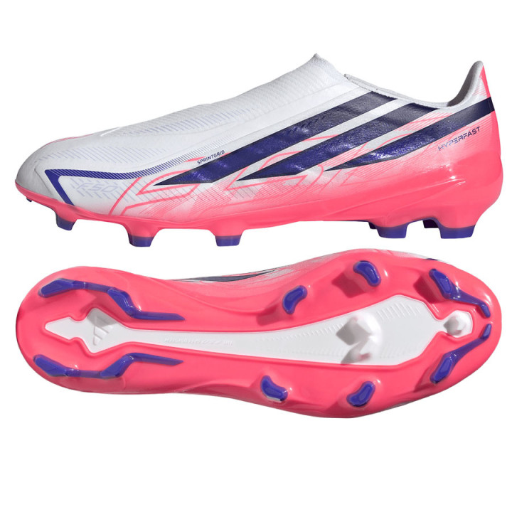 Korki lanki adidas F50 Hyperfast League LL FG/MG białe KJ3415 | VUX.pl