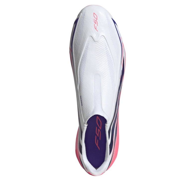 Korki lanki adidas F50 Hyperfast League LL FG/MG białe KJ3415 | VUX.pl