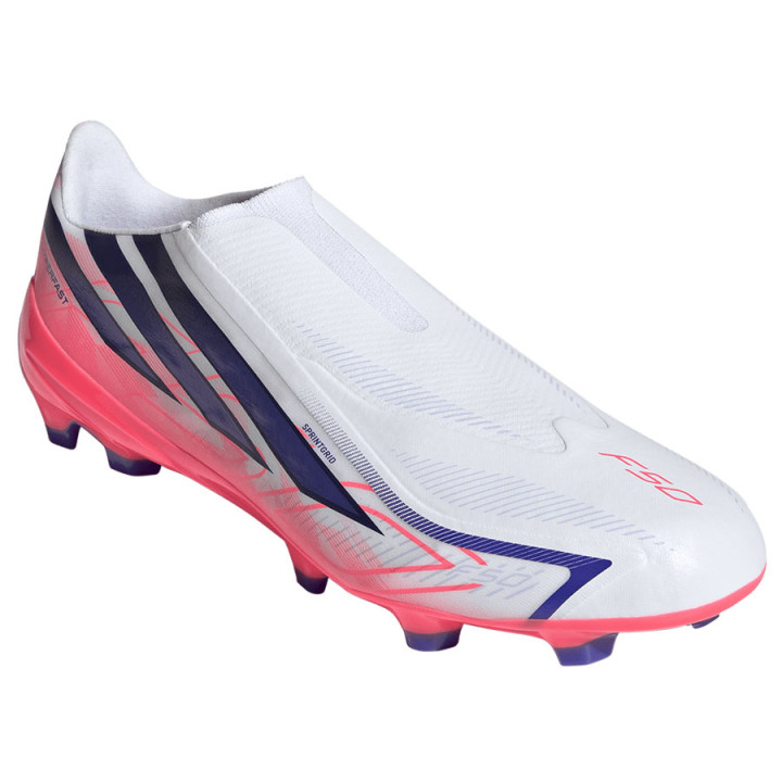 Korki lanki adidas F50 Hyperfast League LL FG/MG białe KJ3415 | VUX.pl