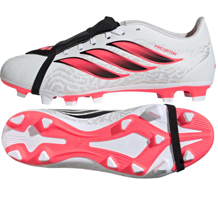 Korki lanki sznurowane adidas Predator Club FT FG/MG białe | VUX.pl