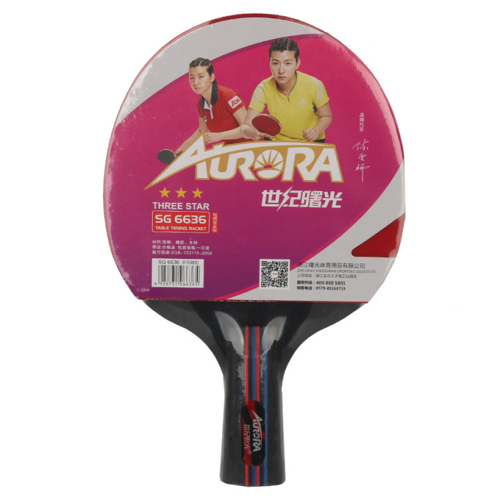 Rakietka do p-ponga Aurora 3* SG6636 short | VUX.pl