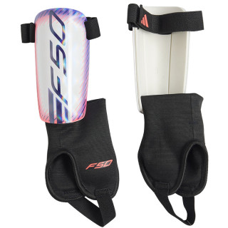 Nagolenniki piłkarskie adidas F50 SG MTC białe KE5210 | VUX.pl