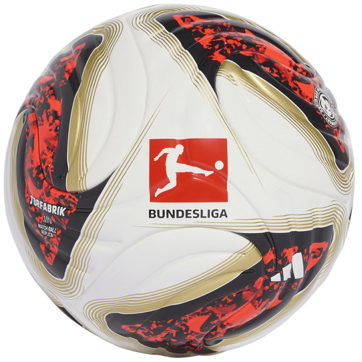 Piłka nożna dziecięca adidas Bundesliga Mini biała KG6039 | VUX.pl