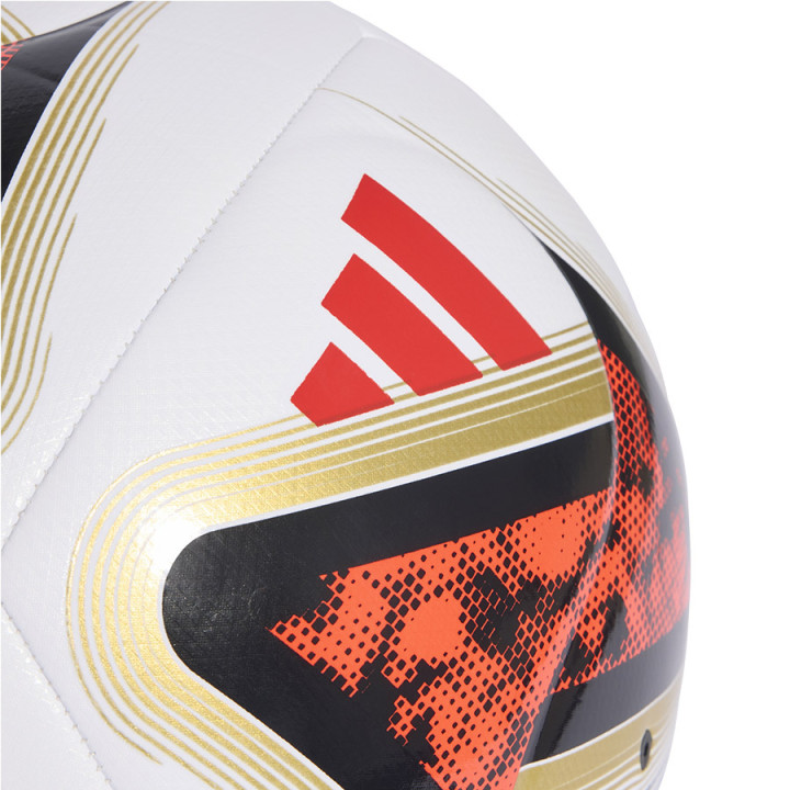 Piłka nożna adidas Bundesliga Torfabrik Training biała KG6040 | VUX.pl