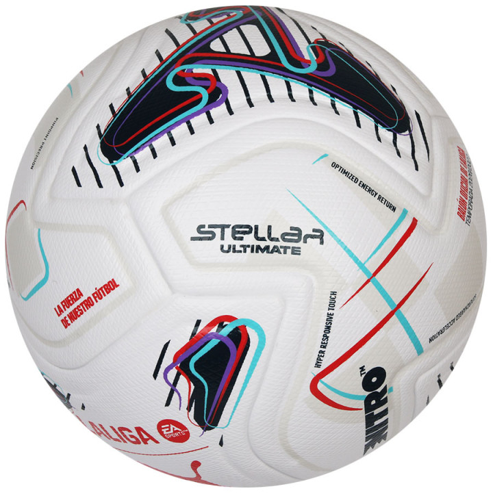 Piłka nożna Puma Stellar Nitro Ultimate LaLiga biała | VUX.pl