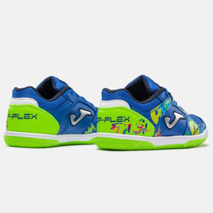 Buty halowe junior Joma Top Flex 2602 IN niebieskie | VUX.pl
