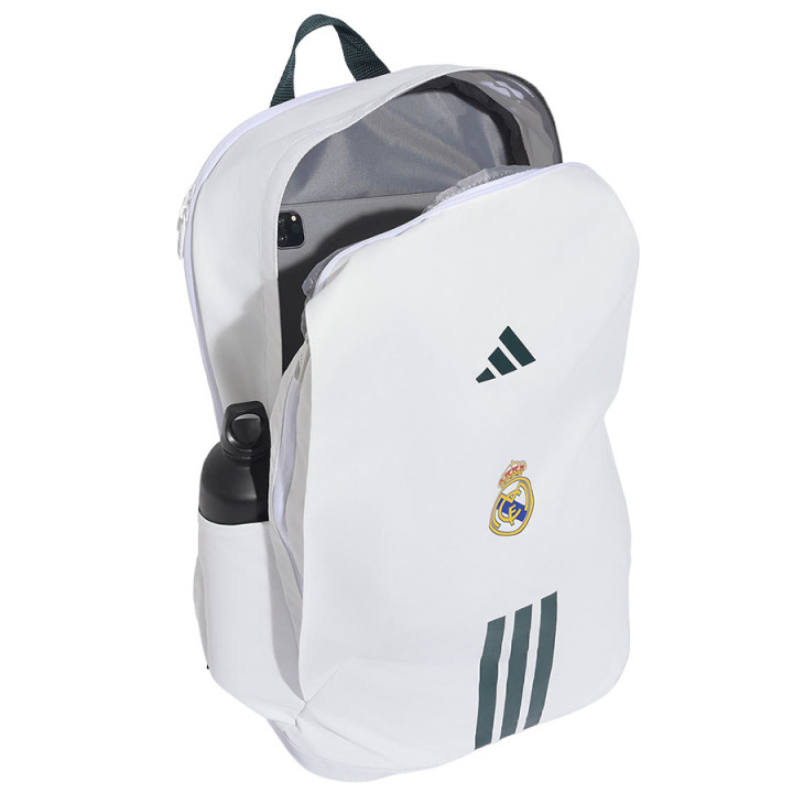 Plecak jednokomorowy format A4 adidas Real Madryt Home biały | VUX.pl