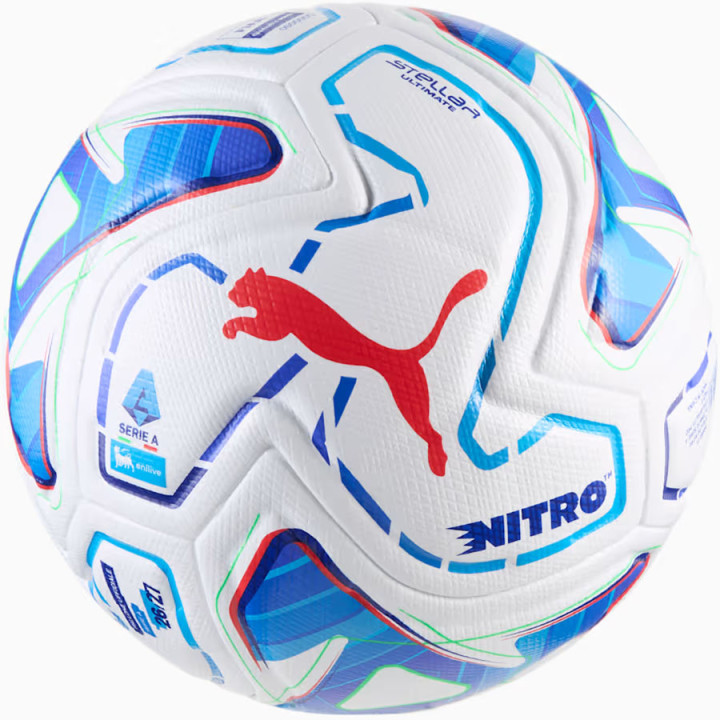 Piłka nożna Puma Stellar Nitro Ultimate Serie A biała | VUX.pl