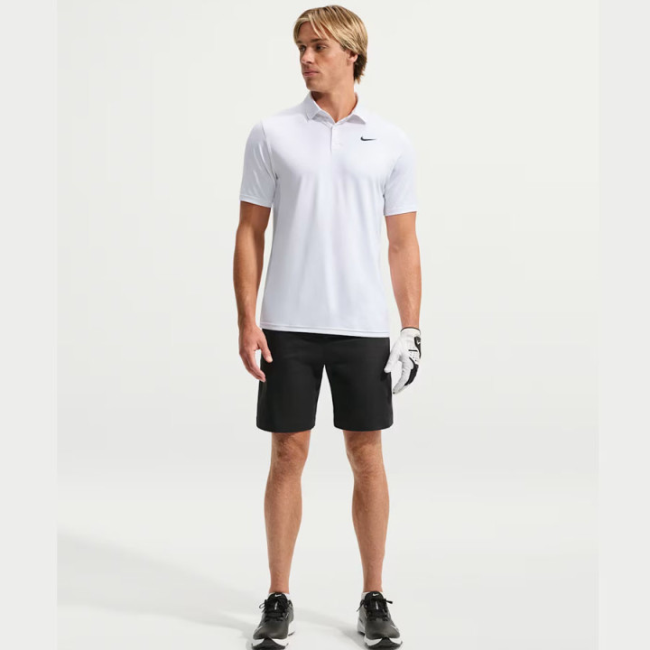 Koszulka polo z długim rękawem męska Nike Velocity biała | VUX.pl