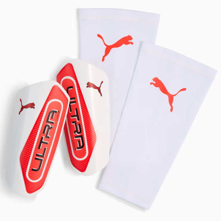 Ochraniacze na goleń Puma Ultra Light Sleeve białe 030989-11 | VUX.pl