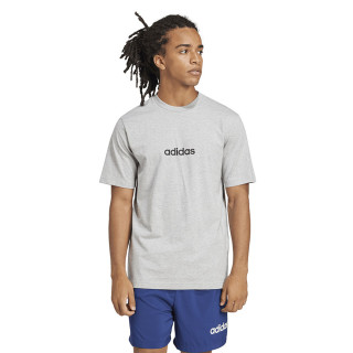 T-shirt bawełniany męski adidas Single Jersey Linear szary | VUX.pl