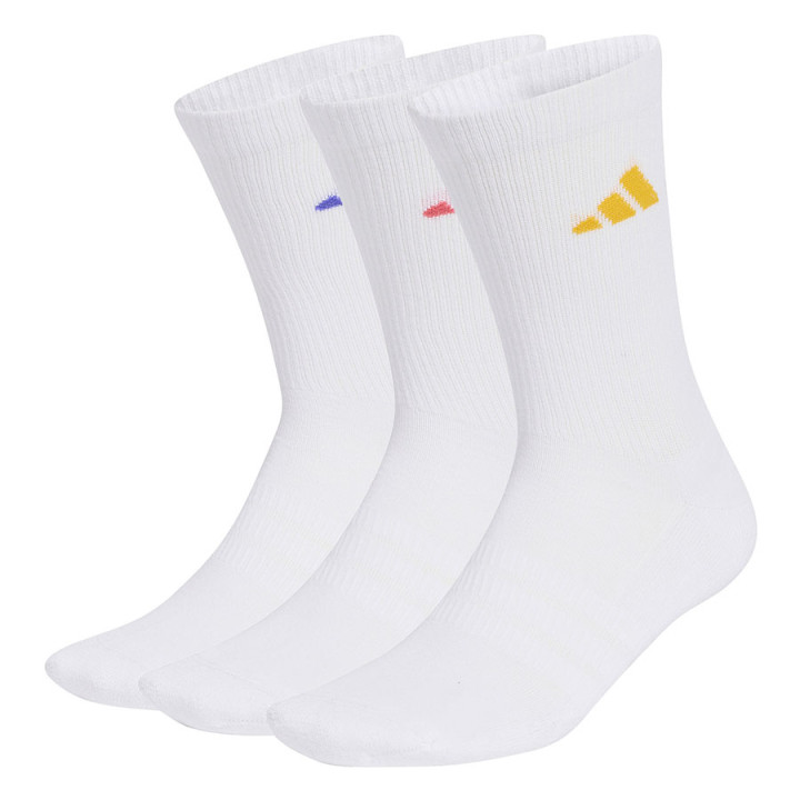 Skarpety adidas Cushioned Sportswear Crew 3 pary białe KQ6760 | VUX.pl