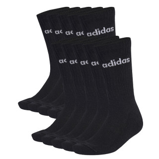Skarpety męskie 10 par adidas Linear Cushioned Crew czarne | VUX.pl