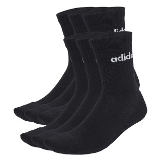Skarpety męskie adidas Linear Crew Cushioned 6 par czarne | VUX.pl