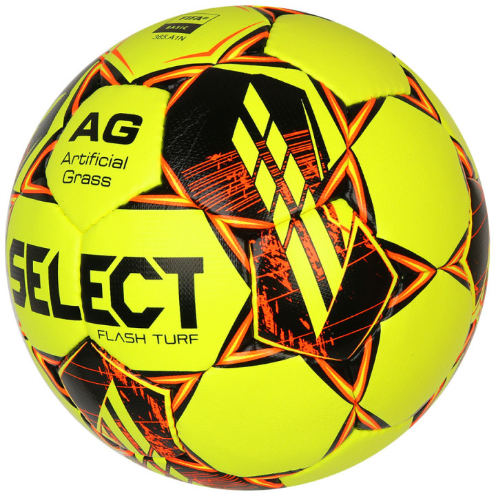 Piłka nożna treningowa Select Flash Turf v23 żółta 0575060556 | VUX.pl