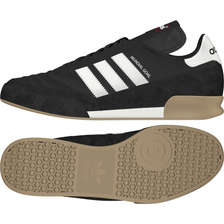 Buty piłkarskie halowe męskie adidas Mundial Goal czarne | VUX.pl