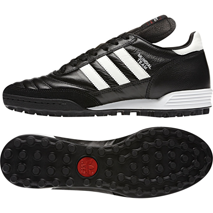 Buty piłkarskie turfy męskie adidas Mundial Team czarne | VUX.pl