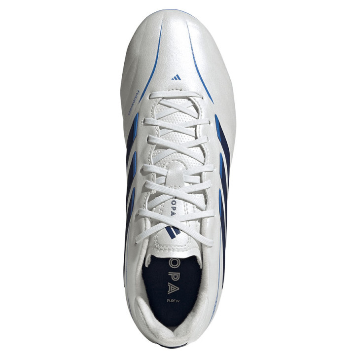Korki lanki junior adidas COPA PURE IV League FG białe KI0666 | VUX.pl