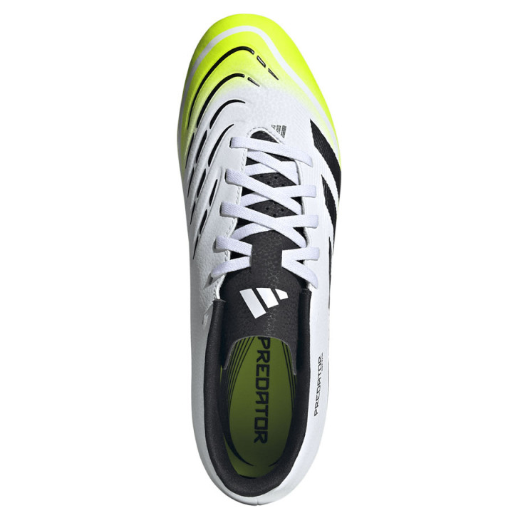Korki lanki adidas Predator Club FG/MG białe sznurowane | VUX.pl