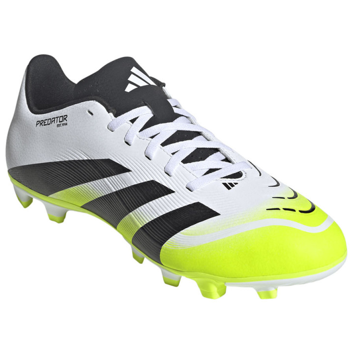 Korki lanki adidas Predator Club FG/MG białe sznurowane | VUX.pl