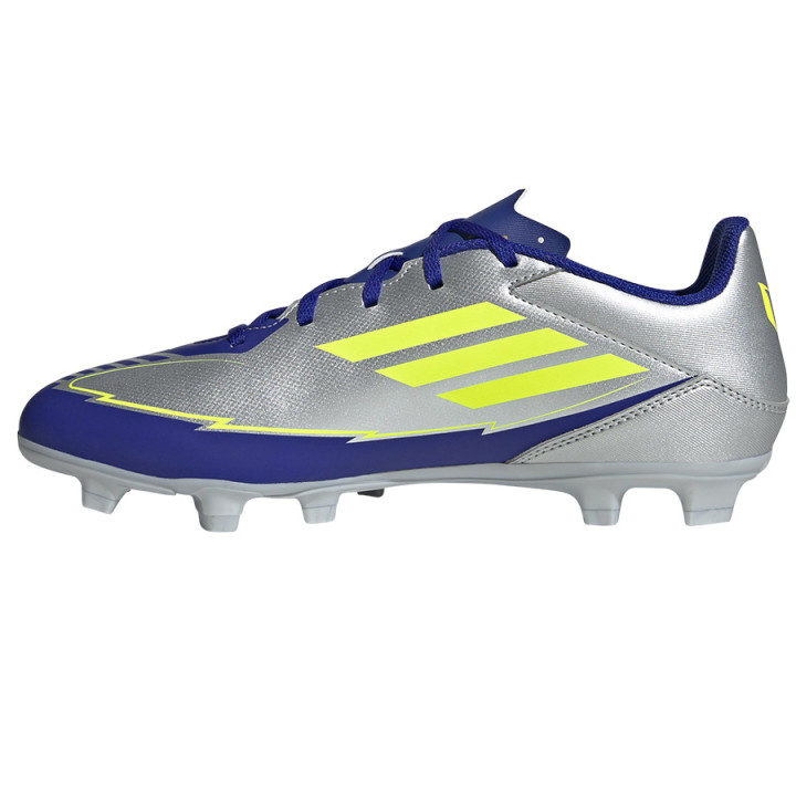 Korki lanki sznurowane adidas F50 Club FG/MG srebrne IH0916 | VUX.pl