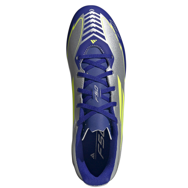 Korki lanki sznurowane adidas F50 Club FG/MG srebrne IH0916 | VUX.pl