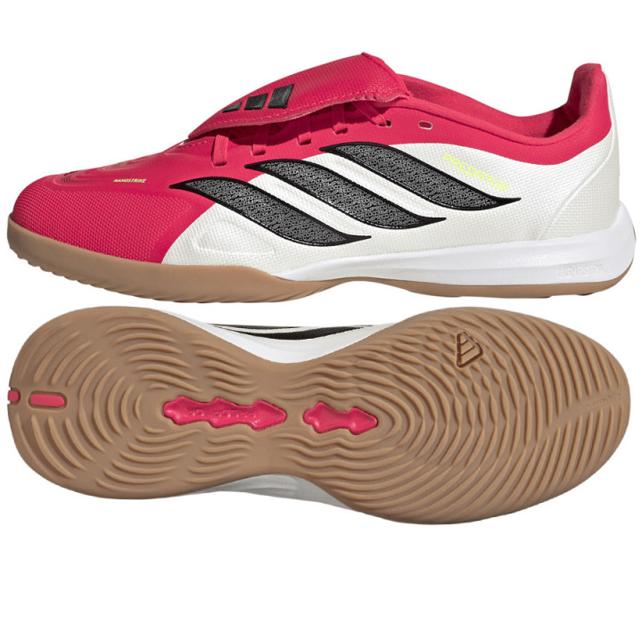 Buty halowe junior adidas Predator League FT IN czerwone | VUX.pl