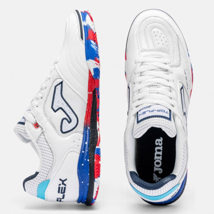 Buty halowe męskie Joma Top Flex Rebound 2602 IN białe | VUX.pl