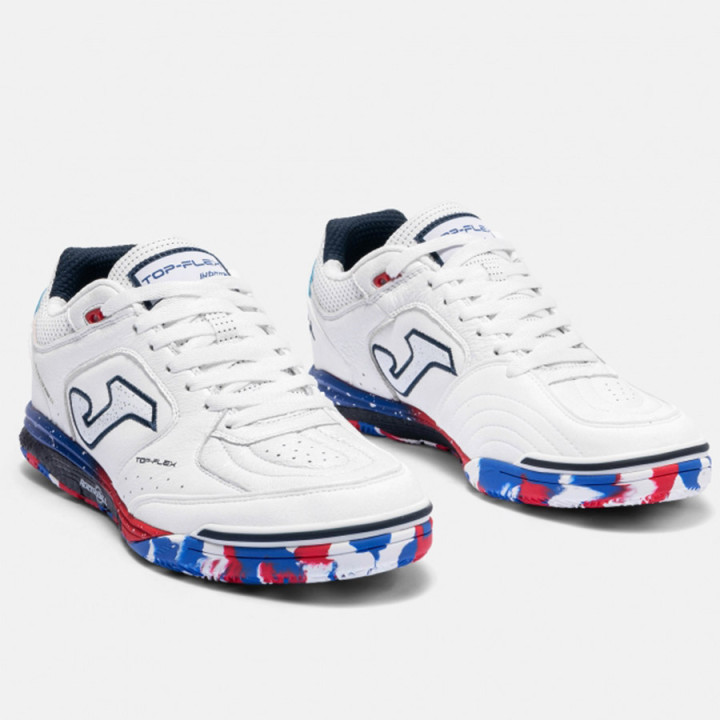 Buty halowe męskie Joma Top Flex Rebound 2602 IN białe | VUX.pl