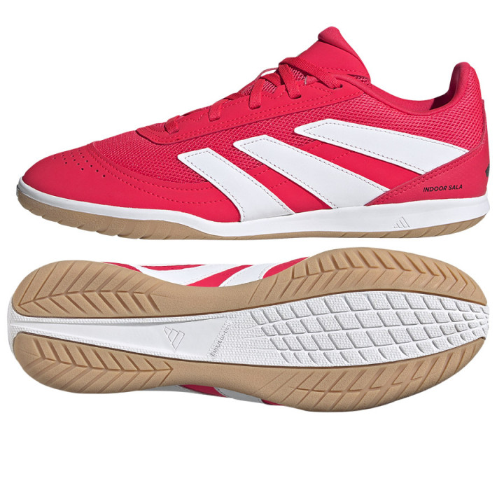 Buty halowe adidas Predator Club Sala IN czerwone ID3792 | VUX.pl