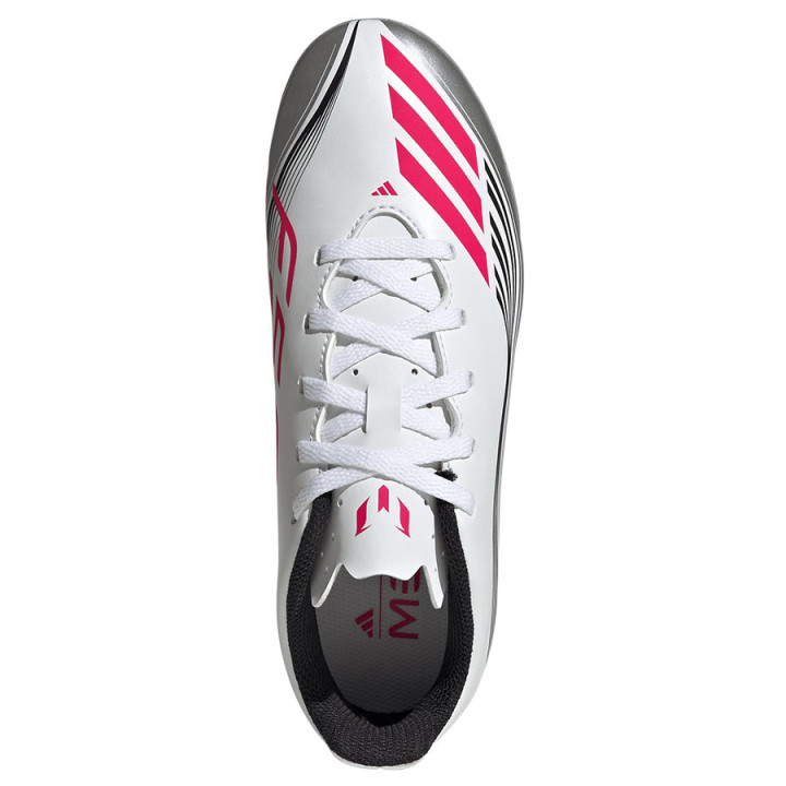 Korki lanki junior adidas F50 Messi Club FG/MG białe JP7457 | VUX.pl