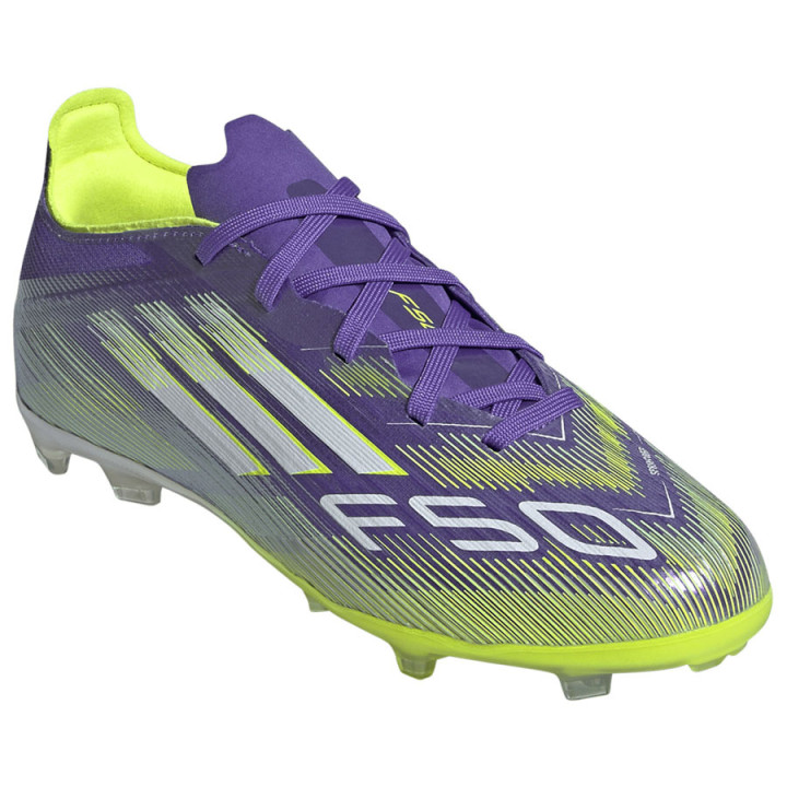 Korki lanki junior adidas F50 Elite FG fioletowe JH7714 | VUX.pl