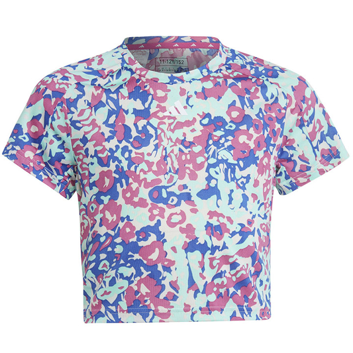 Koszulka adidas TR-ES Allover Print girls Jr HR5804 | VUX.pl