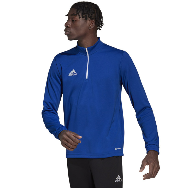 Bluza piłkarska rozpinana męska adidas Entrada 22 granatowa | VUX.pl