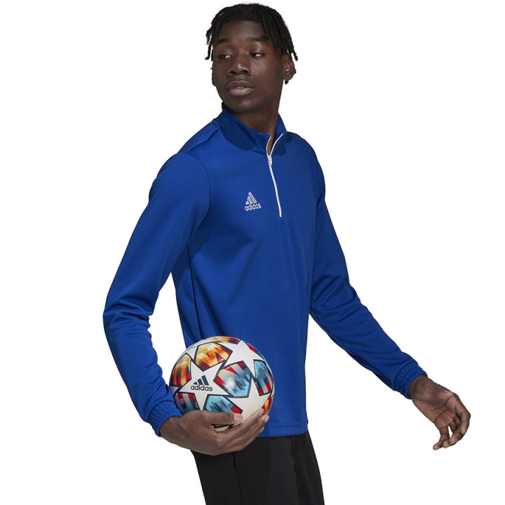 Bluza piłkarska rozpinana męska adidas Entrada 22 granatowa | VUX.pl