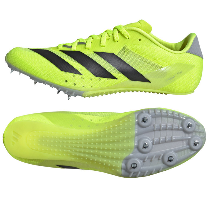 Buty kolce lekkoatletyczne adidas Sprintstar zielone IF9404 | VUX.pl