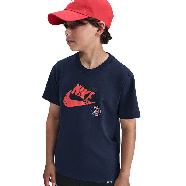 Koszulka Nike PSG Crest Tee Junior HV4987-410 | VUX.pl