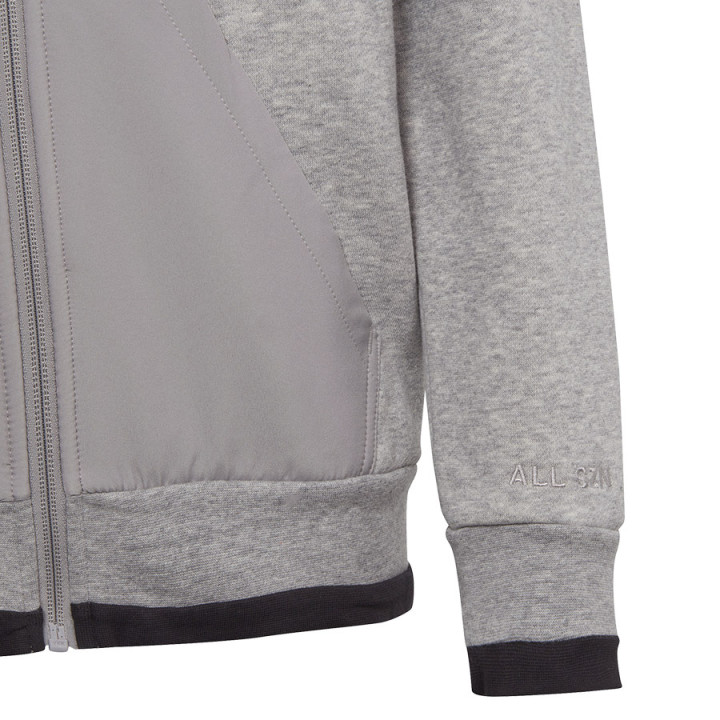 Bluza adidas Fleece Full-Zip Hoody Jr IC5008 | VUX.pl