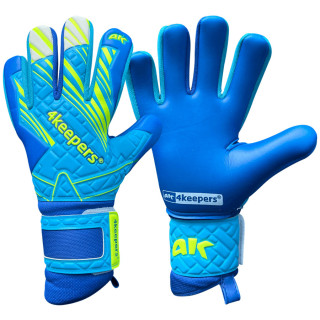 Rękawice bramkarskie 4Keepers Soft Azur NC niebieskie S929237 | VUX.pl