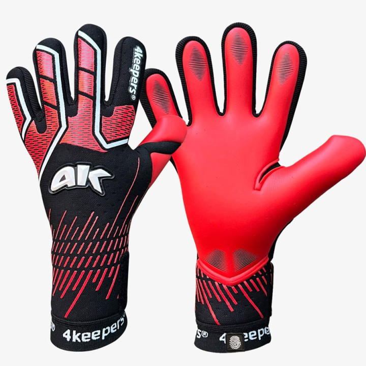Rękawice bramkarskie junior 4keepers Neo Viper NC czarne | VUX.pl