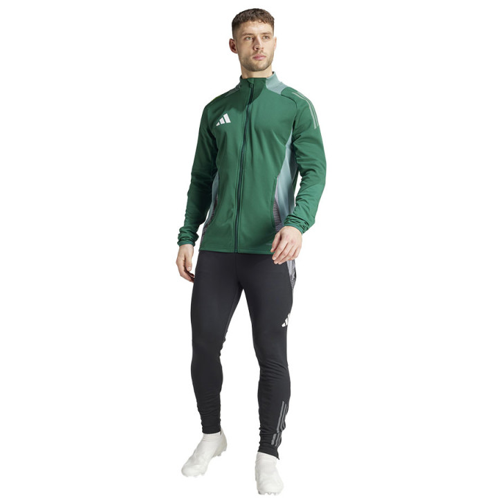 Bluza piłkarska rozpinana męska adidas Tiro 24 zielona IR5493 | VUX.pl